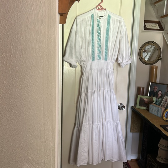 Foxy Lady Full Swing Circle skirt w beautiful drape. Vntg 80s Boho. Gorgeous ! - Picture 5 of 10